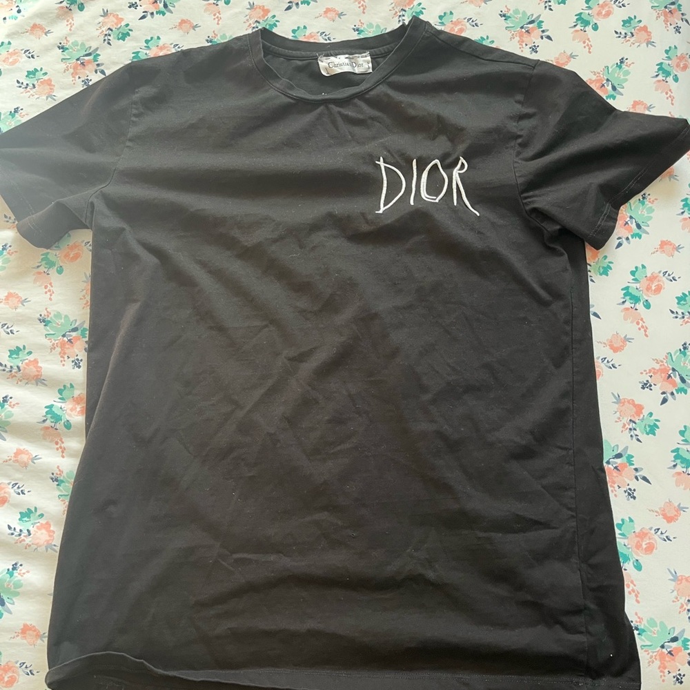 Christian Dior hand lettered shirt old szn 2014 bought in Europe. (Copy)